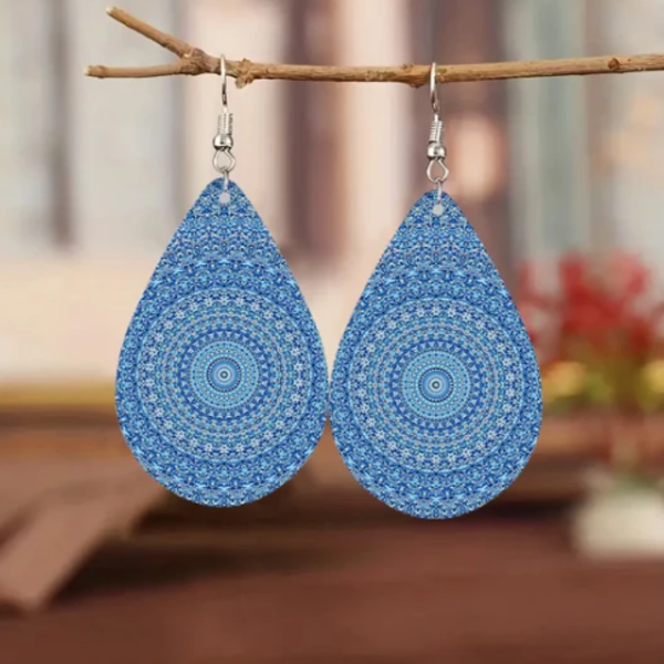 Boucles d'oreilles africaine (3)