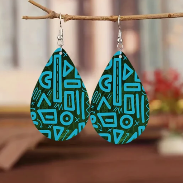Boucles d'oreilles africaine (5)