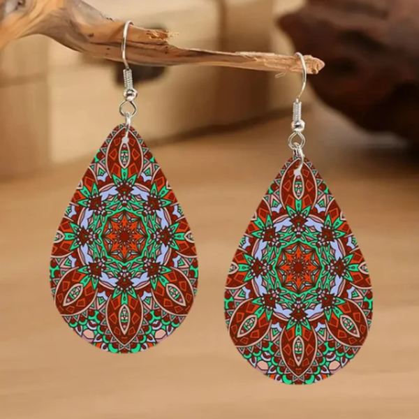 Boucles d'oreilles africaine (7)