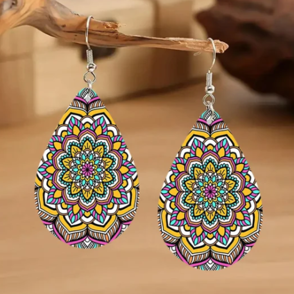 Boucles d'oreilles africaine (8)
