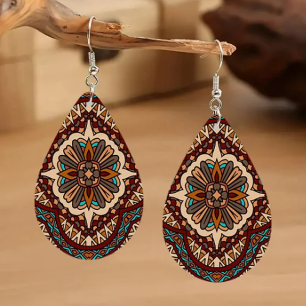 Boucles d'oreilles africaine (9)